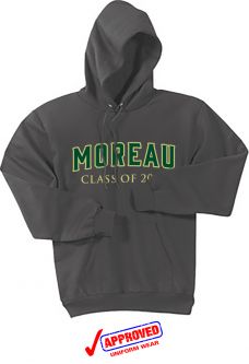 Class of 2024 Sweatshirt - Port & Company- Fleece Pullover Hooded Sweatshirt, Charcoal Grey